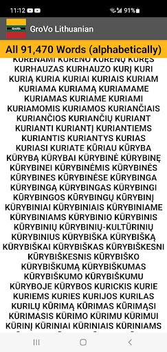 GroVo Lithuanian Screen 3
