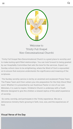 Android application Trinity Full Gospel screenshort