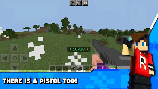 Captura de Pantalla 2 Mod Actual Guns for MCPE android