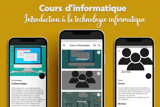 Android application Curso de Computación screenshort