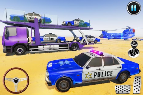 US Police Transporter Truck Plane Parker Screenshot
