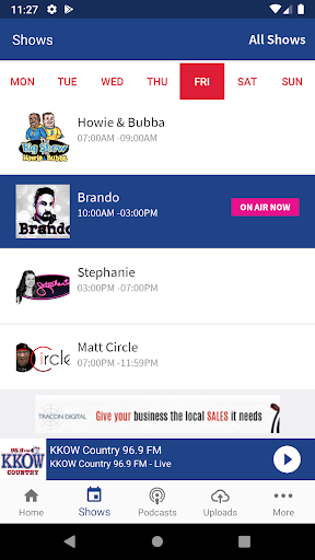 96.9 KKOW Country Radio Screen 2