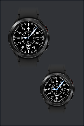 Android application Flieger B pilot watch face screenshort