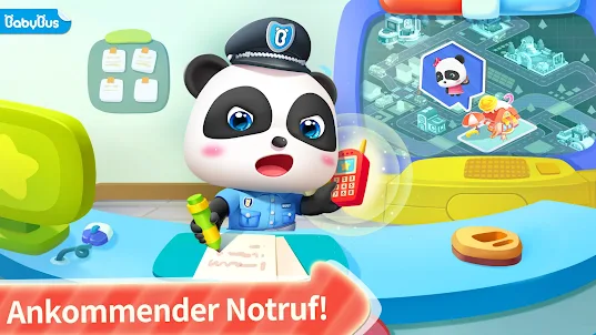 Kleiner Panda-Polizist
