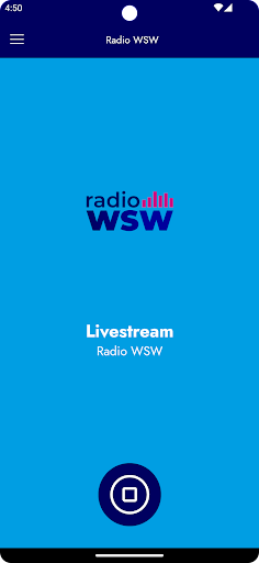 Android application radio WSW screenshort