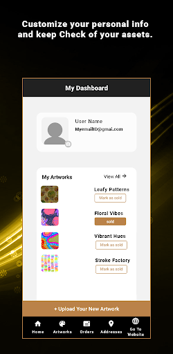 Android application Dirums for Artists screenshort