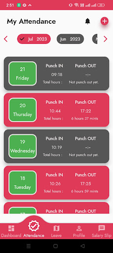 OnTime Screen 2