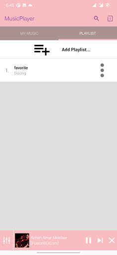 Mp3 Music Player Screen 3