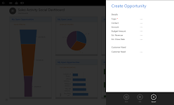 screenshot of Dynamics 365 for Tablets