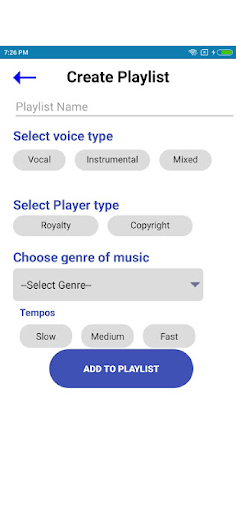 Alenka Smart Music Player Screen 3