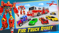 消防車ロボットカーゲームのおすすめ画像4