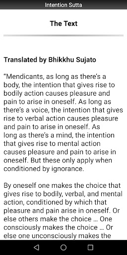 Buddhism: Intention Sutta Screen 2