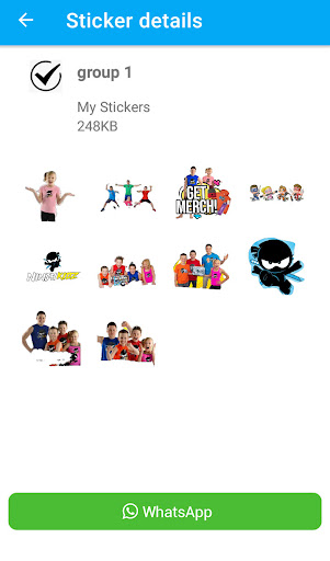 Whatstickers For Ninja Kidz Fans
