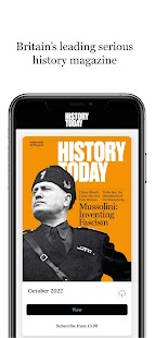 History Today Magazine Screenshot