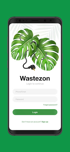 Android application Wastezon screenshort