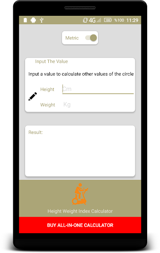 BMI Calculator - Height Weight