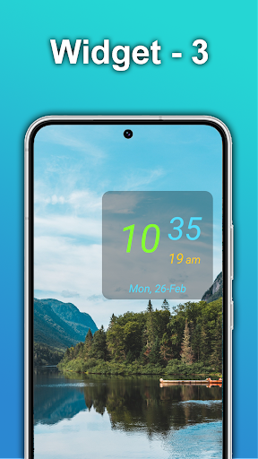 Digital Clock Widget Screen 3