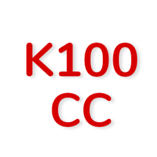 K100 CC logo