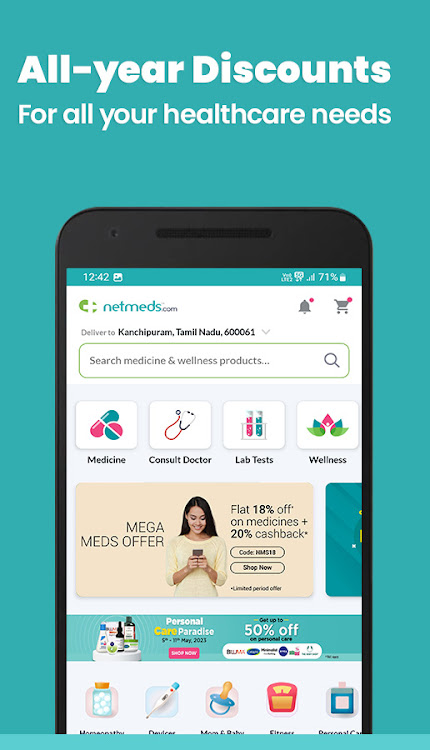 Netmeds - India Ki Pharmacy - 8.2.72 - (Android)