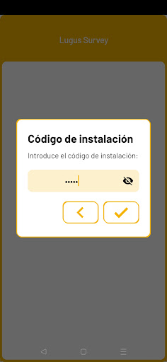 Android application Lugus Survey screenshort