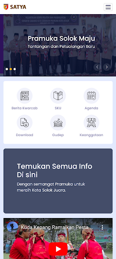 Android application satya kota solok screenshort