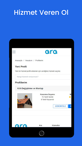 Ara -Türkiyenin Hizmet Arama