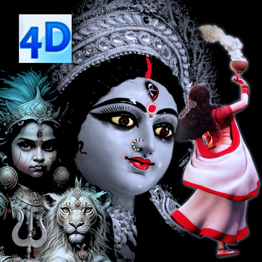 4D Durga 2024 Live Wallpaper logo