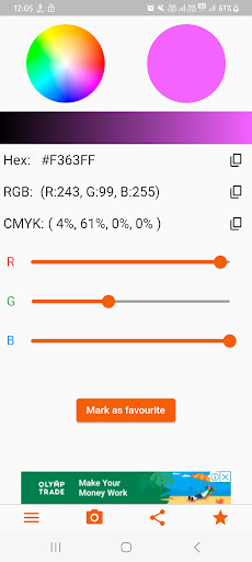 Color Eye Dropper - Live Color Screenshot 2 - AppWisp.com