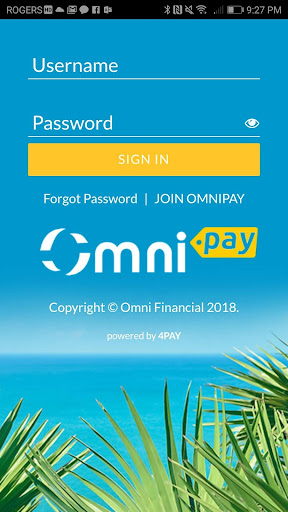 Android application OMNIPAY screenshort