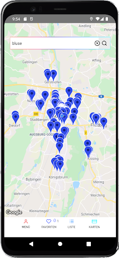 Android application TOWNIO screenshort