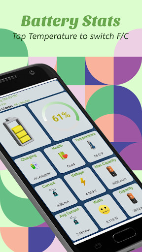 Android application Battery Stats screenshort