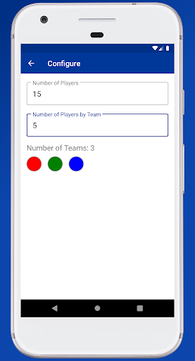 Quick Random Team Selector Screen 3