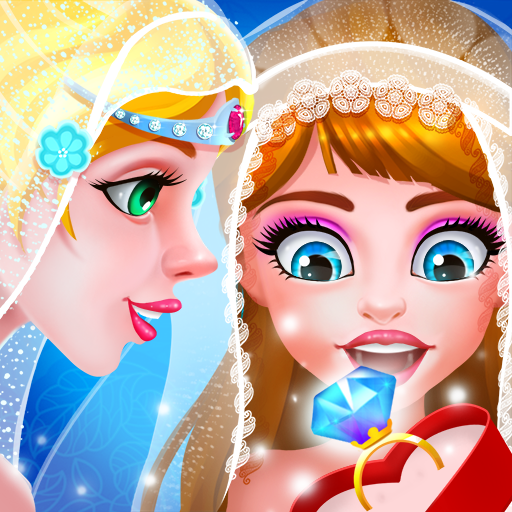 Ice Queen Sisters Wedding logo