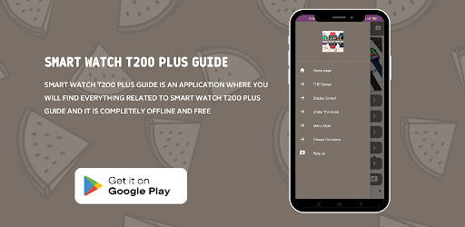 Android application Smart Watch T200 plus Guide screenshort