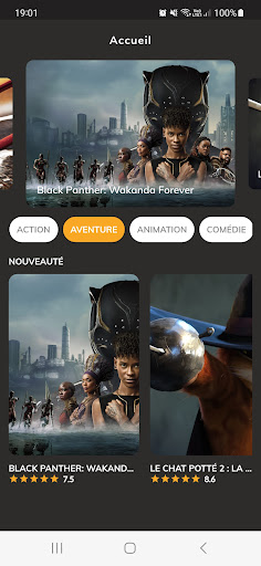 Android application CinemaCatalog screenshort