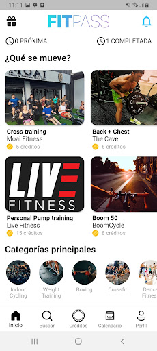Android application Fitpass DO screenshort