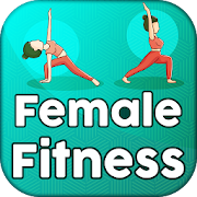 Female fitness  Icon