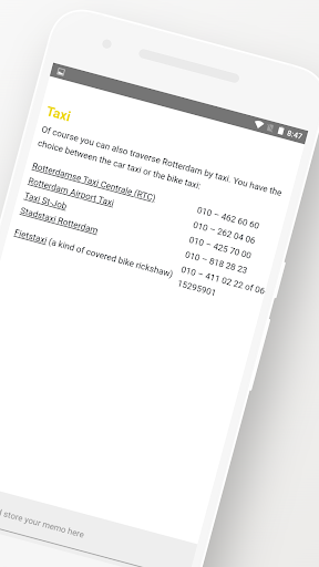 Rotterdam Transport Guide Screen 2