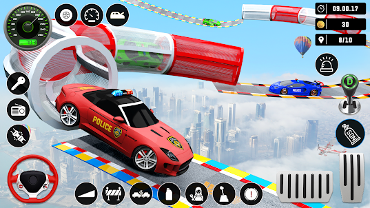 GT Car Stunts 3D Police Games