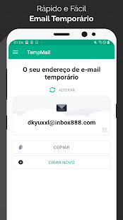 Visualização do aplicativo