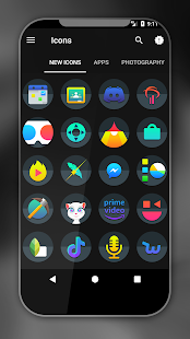 Mavon - Captura de pantalla del paquete de iconos