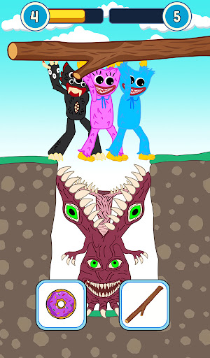 Android application Hugy's Funny Animated Story screenshort