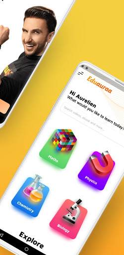 Eduauraa E-learning App Screen 3