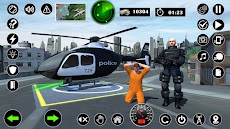 警察ヘリコプターゲームのおすすめ画像1