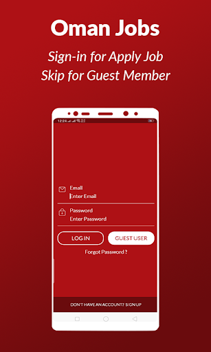 Android application Oman Jobs screenshort