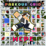 ? Parkour Grid MCPE Map