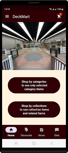 Android application DeckMart Building Supplies screenshort
