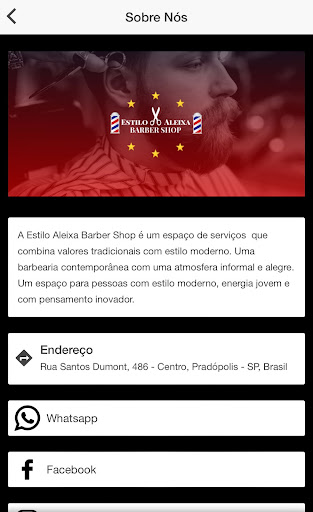Android application Estilo Aleixa Barber Shop screenshort