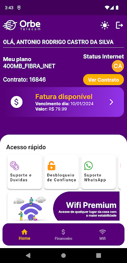Orbe Cliente Screen 2