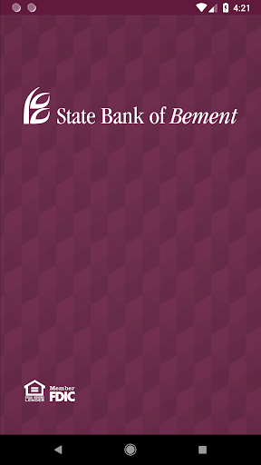 Android application State Bank of Bement Mobile screenshort